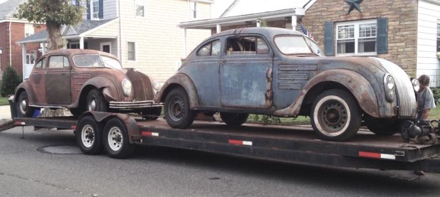 TWO 1934 CHRYSLER AIRFLOW COUPES ! 1934 Chrysler Airflow Coupes