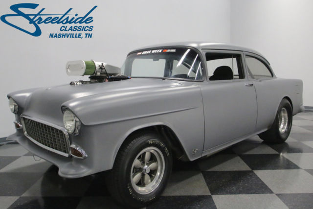 TWO LANE BLACKTOP TRIBUTE CAR, 555CI W/ 8.3L WHIPPLE, HUGE HP, 4L80E & MORE! 1955 Chevrolet Bel Air/150/210