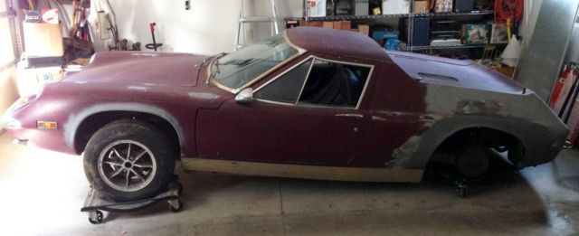 Two- Lotus Europa Twin Cam Cars for restoration! Both titled cars in one lot! 1973 Lotus Europa
