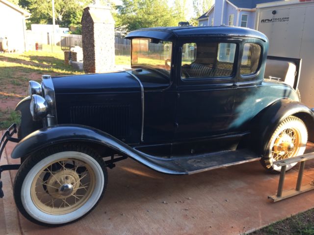 TWO MODEL A SEDAN AND 5 WINDOW COUPE PROJECTS 1931 Ford Model A