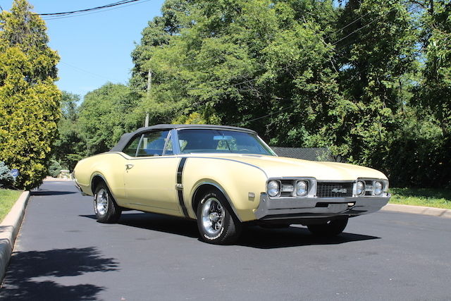 two owner 442 convertible auto with A/C solid documents great patina 1968 Oldsmobile 442
