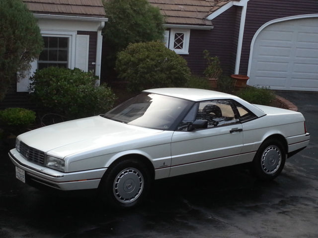 Two Owner California Car with only 55,323 Original Miles. 1990 Cadillac Allante