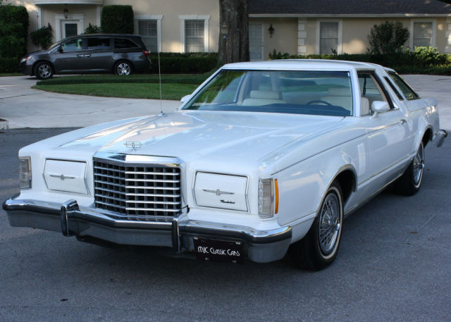 1978 Ford Thunderbird COUPE - TRIPLE WHITE - 62K MI