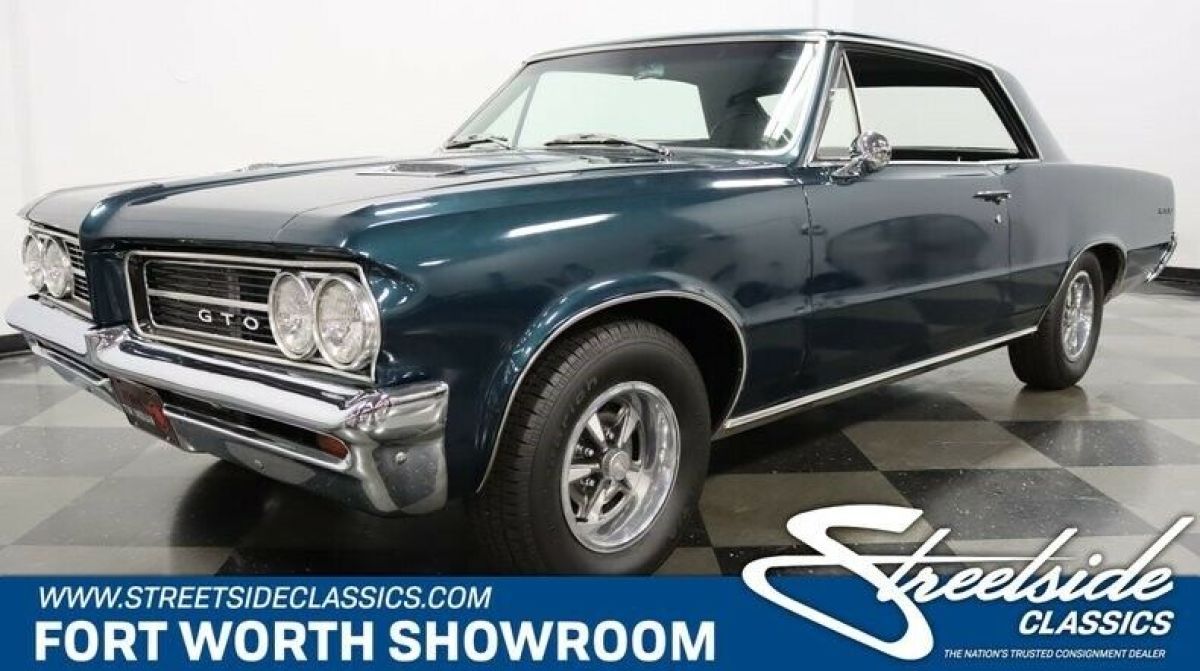 Two Owner Texas Car! 400 V8, Auto, A/C, PS, Frnt Disc Brks, Protect-O-Plate, PHS 1964 Pontiac Le Mans GTO Clone