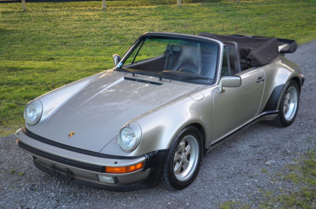 1986 Porsche 911 CARRERA FACTORY TURBO LOOK CABRIOLET - photo 2