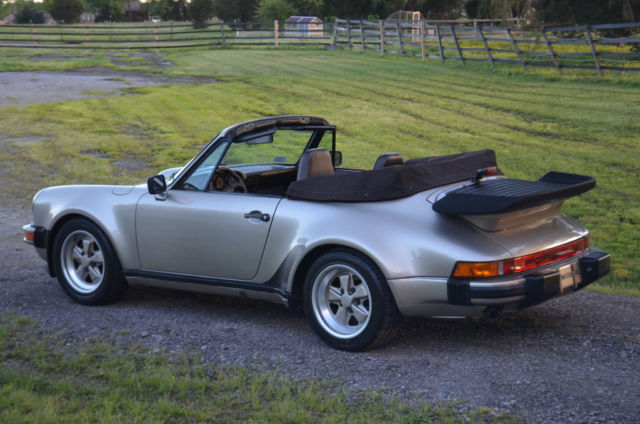 1986 Porsche 911 CARRERA FACTORY TURBO LOOK CABRIOLET - photo 3