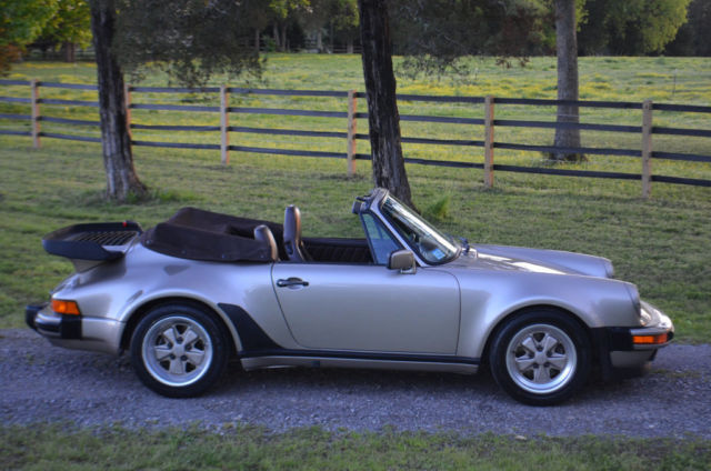 1986 Porsche 911 CARRERA FACTORY TURBO LOOK CABRIOLET - photo 6