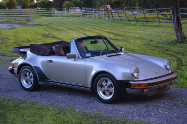 1986 Porsche 911 CARRERA FACTORY TURBO LOOK CABRIOLET - photo 7