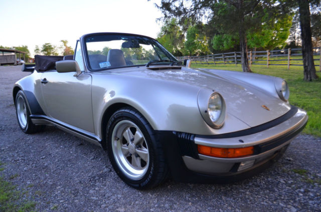 1986 Porsche 911 CARRERA FACTORY TURBO LOOK CABRIOLET - photo 8