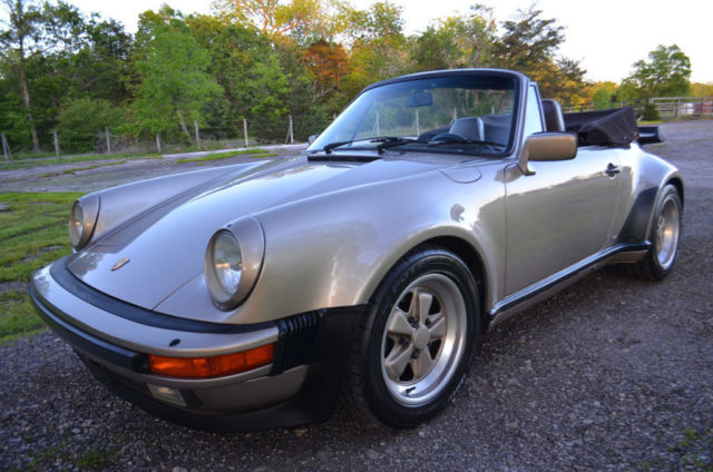 1986 Porsche 911 CARRERA FACTORY TURBO LOOK CABRIOLET - photo 9