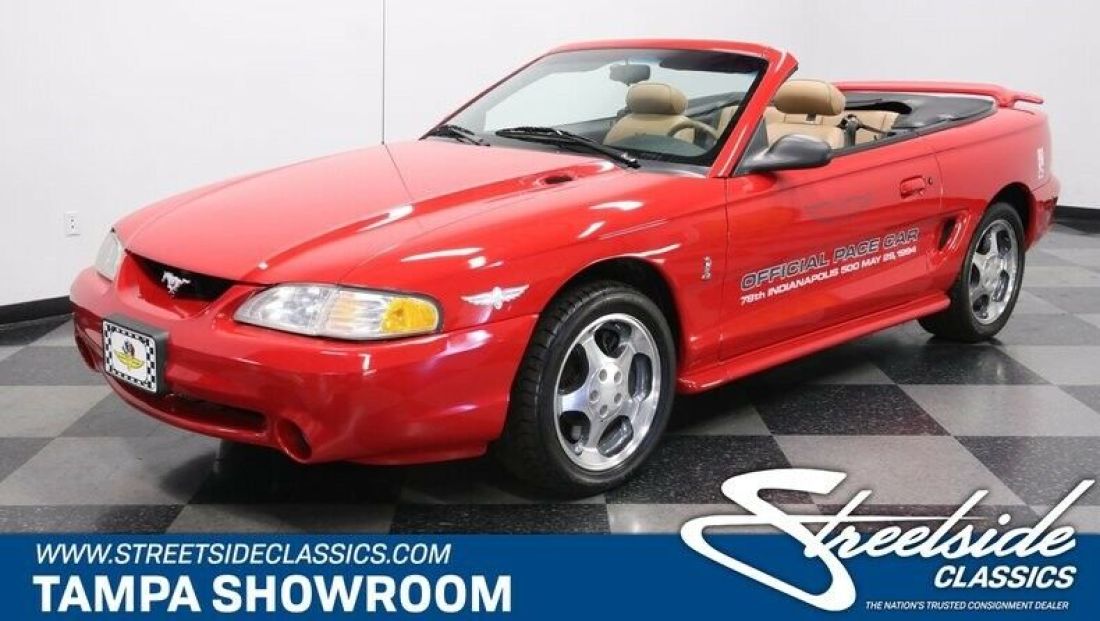 ULTRA LOW MILES 1 OF 1,000 MADE TIME CAPSULE PRISTINE CONDITION RARE COBRA 1994 Ford Mustang SVT Cobra Indy 500 Pace Car Edition