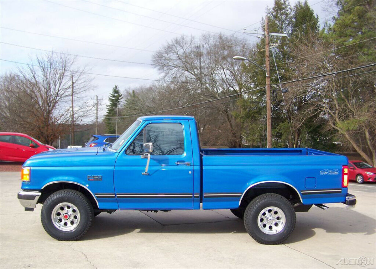 1991 Ford F-150 XLT LARIAT 78K 1-OWNER 4X4 351 V8 AUTO SHORT BED REGULAR CAB - photo 6