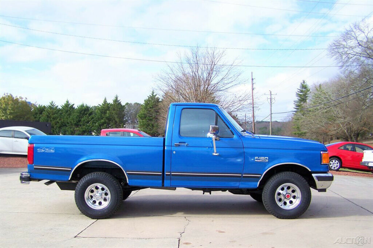 1991 Ford F-150 XLT LARIAT 78K 1-OWNER 4X4 351 V8 AUTO SHORT BED REGULAR CAB - photo 7