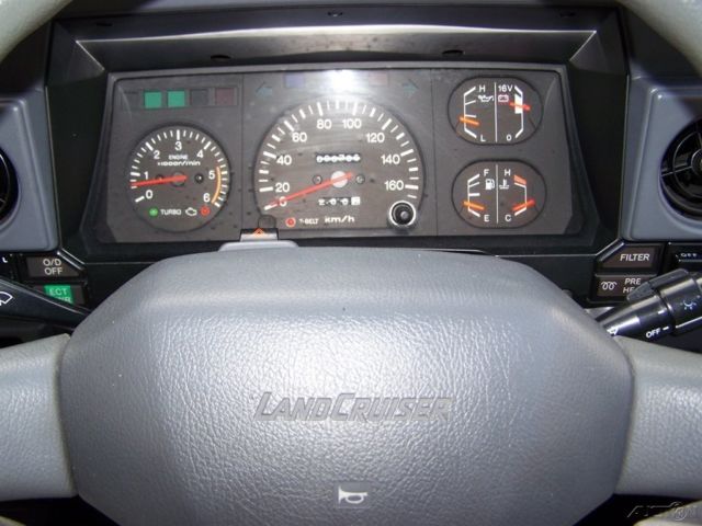 1990 Toyota Land Cruiser 1-OWNER 50K 4X4 TURBO DIESEL MOONROOF 3RD REAR SEAT 8 PASS - photo 8