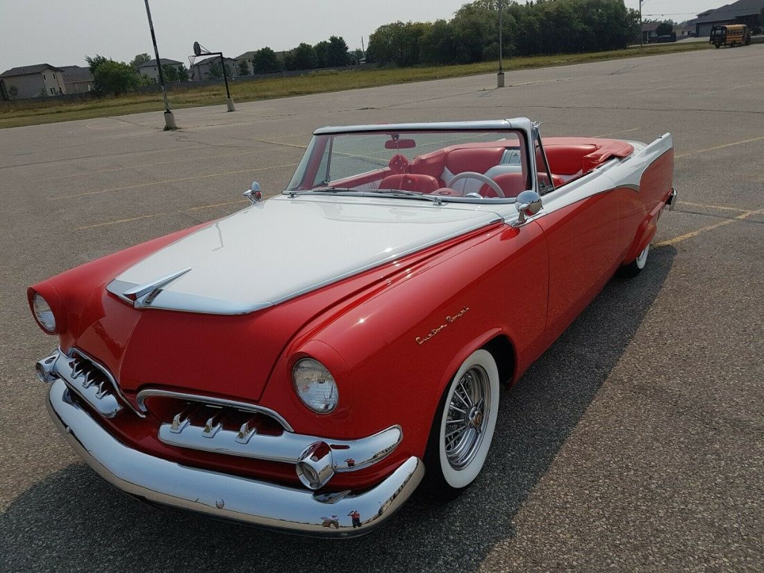 ULTRA RARE ! 1955 1/2 Dodge Custom Royal Lancer Convertible ! ONE OF A KIND ! 1955 Dodge Coronet Custom Royal Lancer Convertible