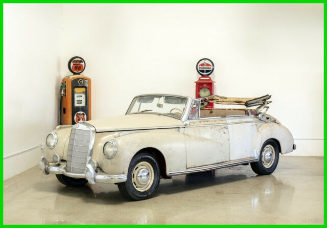 ULTRA-RARE 1956 MERCEDES 300 C CABRIOLET "D" 1 OF 51 PRODUCED #MATCH SOLID ORIG 1956 Mercedes-Benz 300-Series Adenauer 300C Cabriolet D