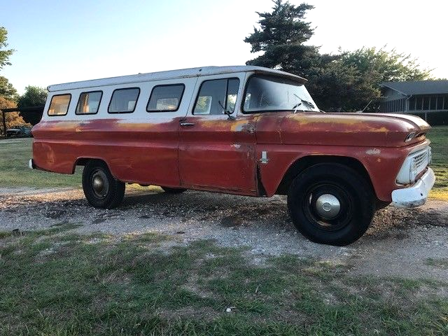 Ultra Rare 1963 Chevrolet C30 Fixed Window Panel Wagon Matching Numbers 1963 Chevrolet C/K Pickup 3500