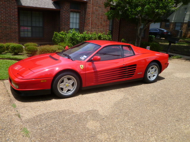 ULTRA RARE COLOR COMBINATION -- RED with RED and BLACK Int. (Price Reduced 2/17) 1989 Ferrari Testarossa