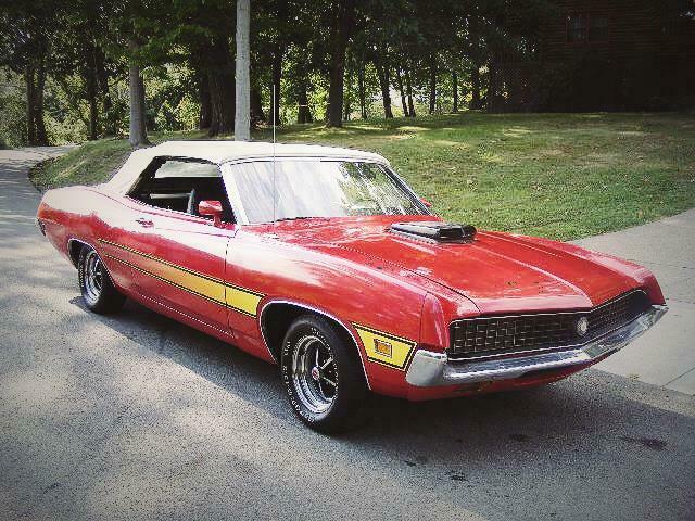 ULTRA RARE, LASER STRAIGHT BODY, ZERO RUST, 428 COBRA JET, READY TO RESTORE 1971 Ford Torino 1971 FORD TORINO, GT 500 2 DOOR CONVERTIBLE WITH A