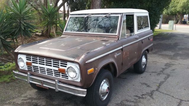 Uncut 1974 Ford Bronco 1974 Ford Bronco Sport