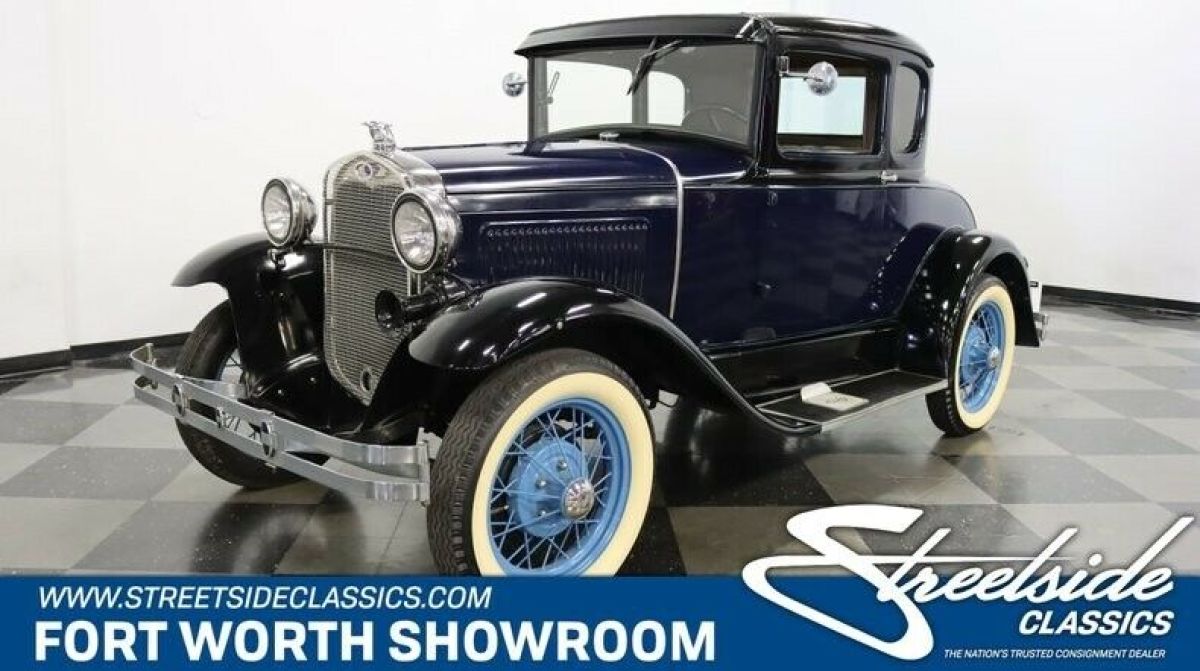 Under 1k Miles on Resto, Clean & Stock, Upgraded to 12v, Great Colors, Runs Gr8! 1930 Ford Model A Rumble Seat Coupe