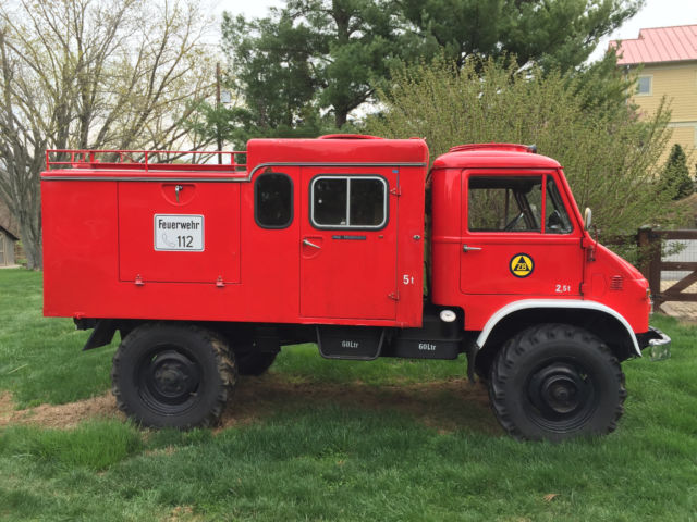 Unimog Mountain Climbing Brush Fire Pumper Truck 1964 Mercedes-Benz Other 404