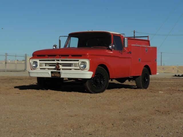 Unique 1962 Ford “captains†fire truck. Low Mile Survivor. 1962 Ford F-250 Utility Bed