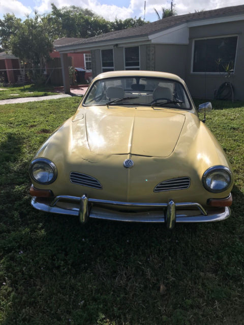 Unique 1970 VW Karamnn Ghia Clean Title runs great , perfect dream car 1970 Volkswagen Karmann Ghia