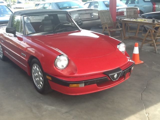 Unmolested Original Quadrifoglio Spider 1987 Alfa Romeo Spider