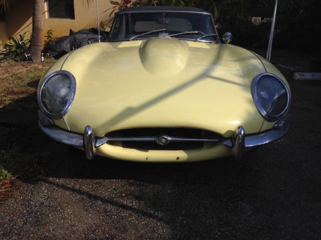 Unrestored 1966 Jaguar XKE Roadster 1966 Jaguar E-Type