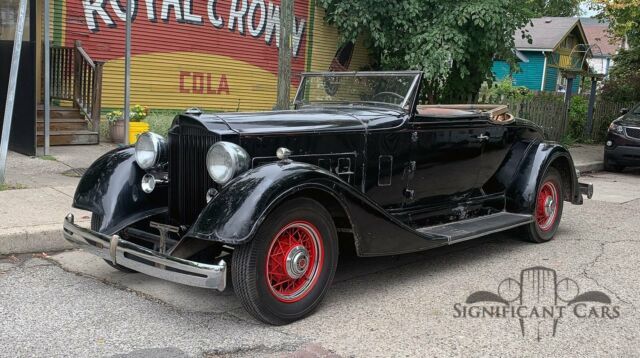 Unrestored Original Example Fully Mechanically Recommissioned 1 of 30 known 1934 Packard 8 Coupe Roadster