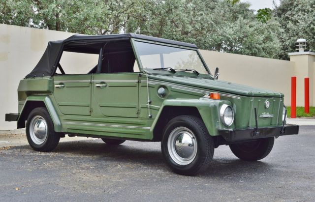 UNRESTORED ORIGINAL PAINT VERY NICE NO RUST 1974 Volkswagen Thing ONE OF THE BEST AVAILABLE