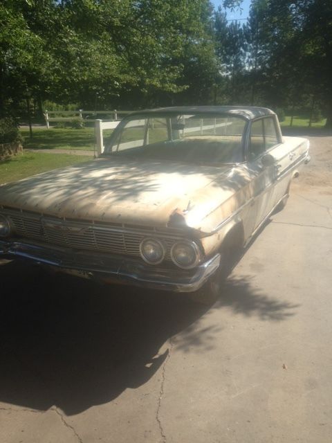 up for sale is a unrestored 1961 chevy impala 4 door hard top with the 348 motor 1961 Chevrolet Impala impala