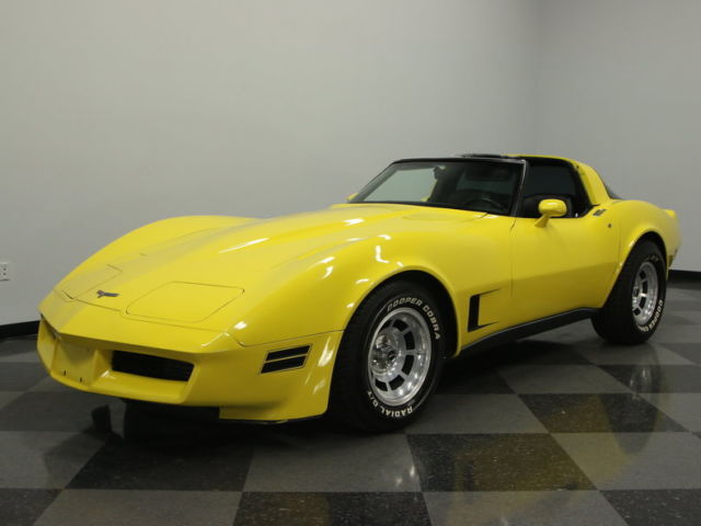 UPDATED 350 V8, COLD R134 AC, NICE CAR INSIDE & OUT, GORGEOUS BRIGHT YELLOW! 1980 Chevrolet Corvette