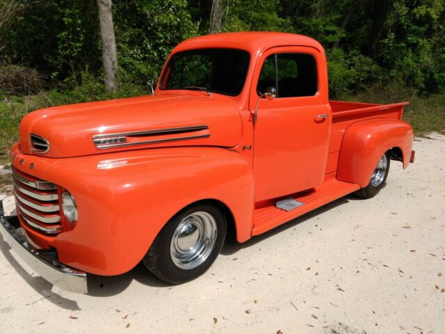 Updated Power Racket Pinion Steering & Vintage Air System. 1950 Ford F-100