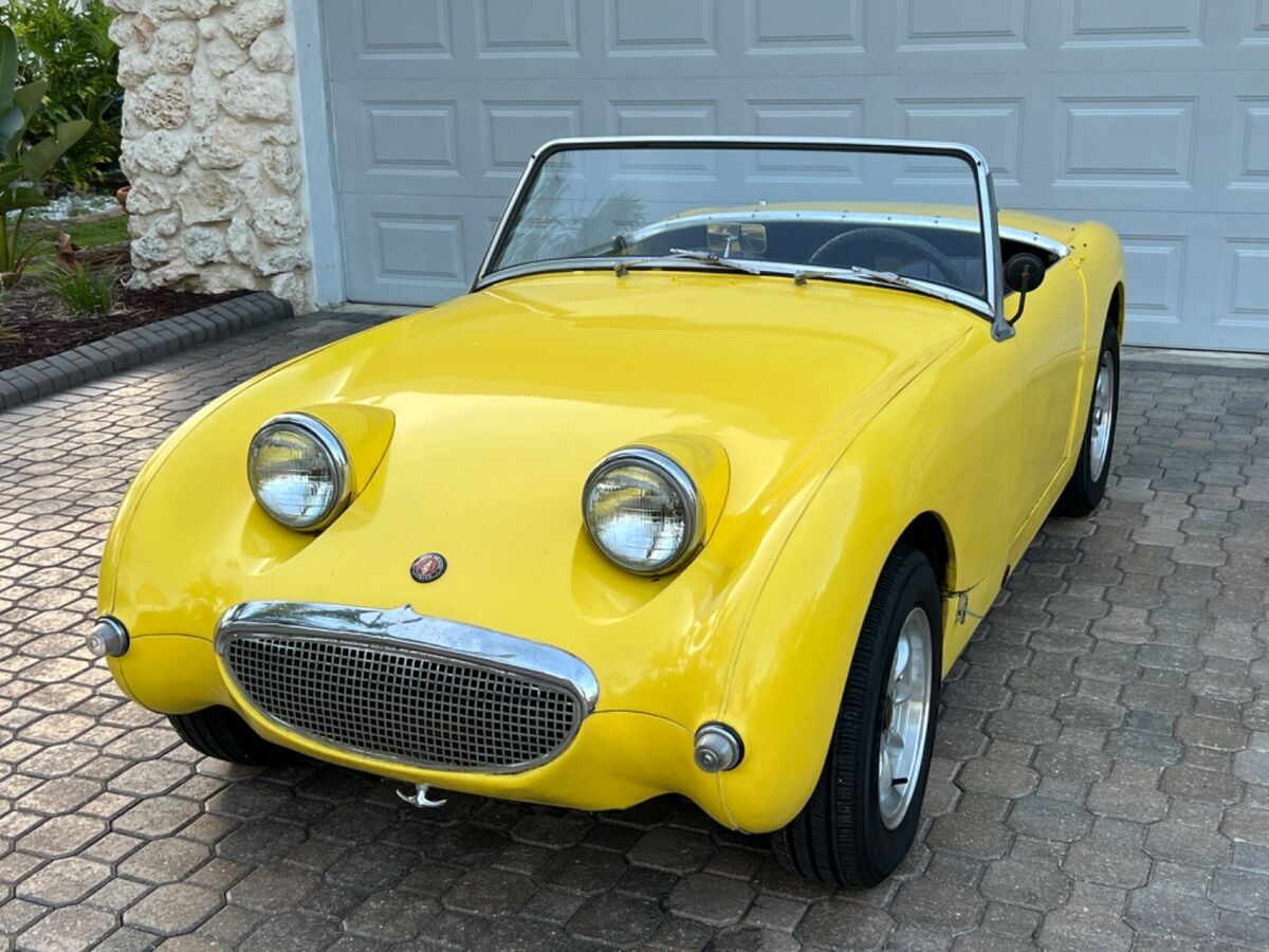 Upgraded 1275 engine. Runs and drives great. 1959 Austin Healey Sprite