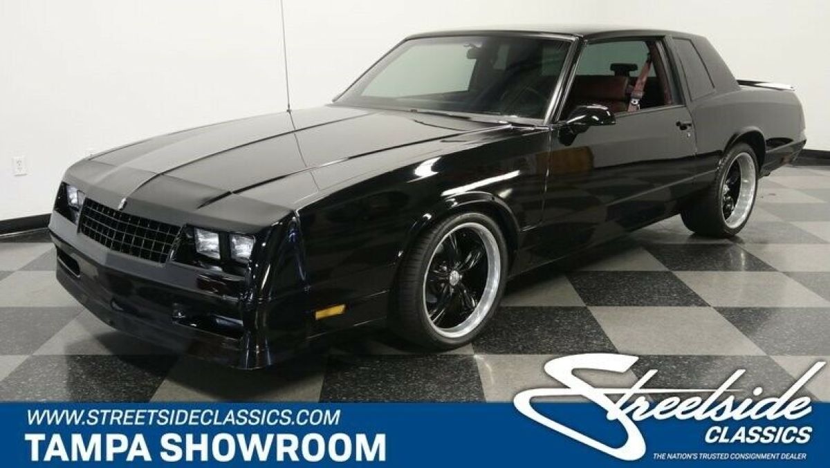 UPGRADED 350 V8 200-4R OVERDRIVE REAL SS BORN IN BLACK COLD R-134A A/C WOW 1987 Chevrolet Monte Carlo SS