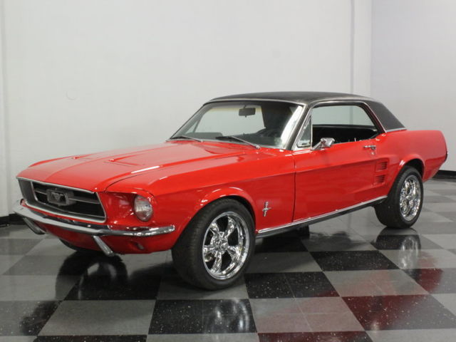 UPGRADED TO A 302 V8, AUTO TRANS, A/C, PS, PB W/ FRONT DISC, GREAT COLORS! 1967 Ford Mustang