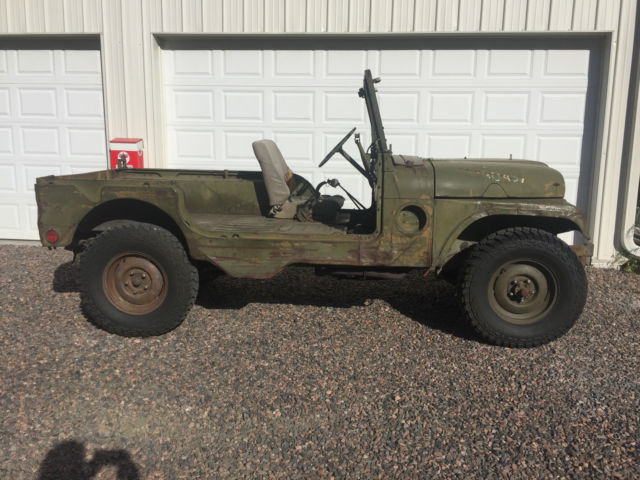 US ARMY 1955 Willys Jeep / military vehicle used in the Korean War / runs drives 1955 Willys