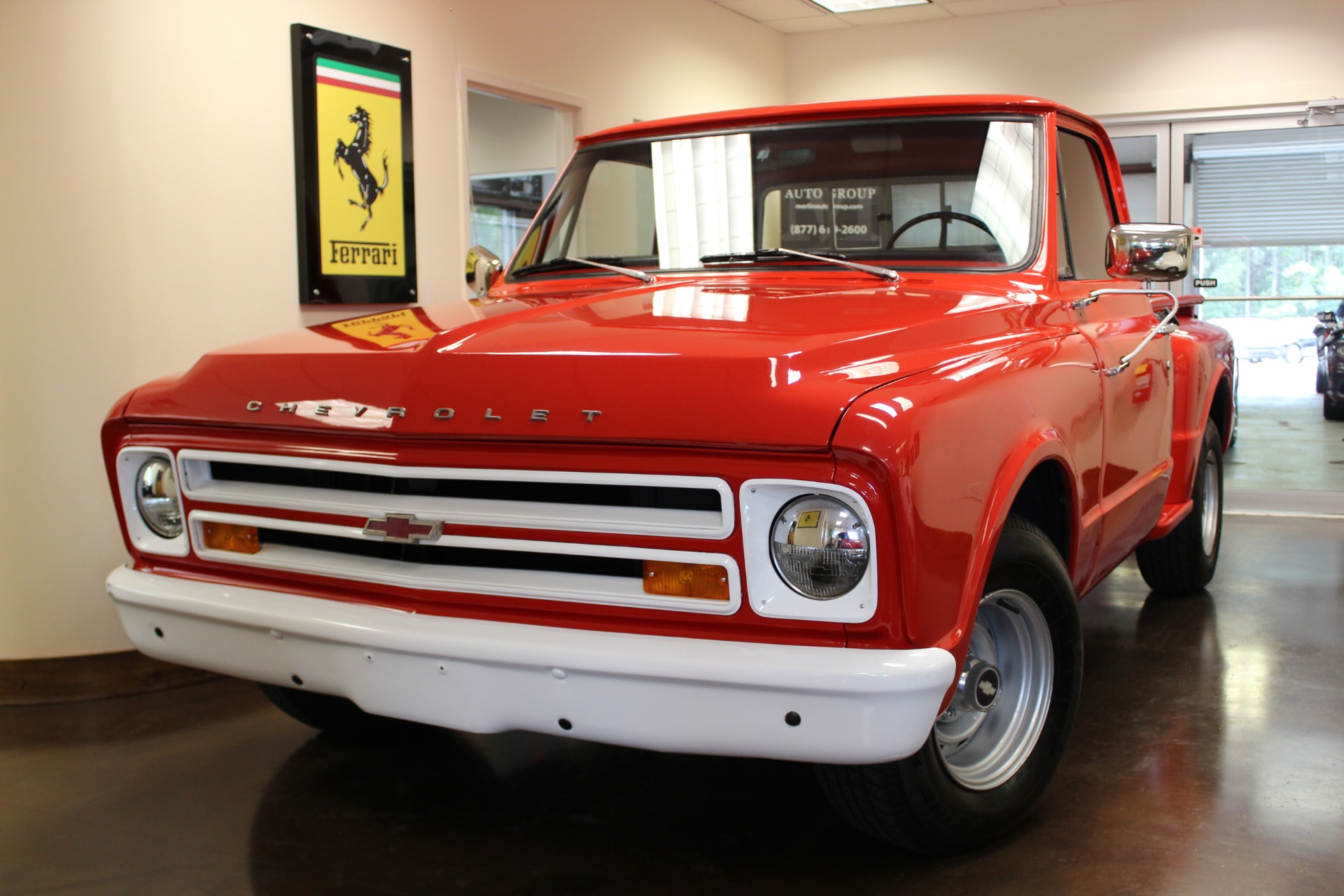 Used 1967 Chevrolet C10 Red Truck 350 V8 3-Speed Manual 1967 Chevrolet C-10