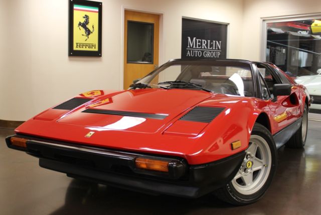 Used 1983 Ferrari 308 GTS Quattrovalvole Red CONVERTIBLE 2-DR 2.9L V8 16V DOHC M 1983 Ferrari 308 GTS Quattrovalvole