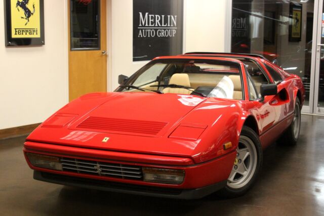 Used 1987 Ferrari 328 GTS RED CONVERTIBLE 2-DR 3.2L V8 DOHC 32V Manual 1987 Ferrari 328 GTS