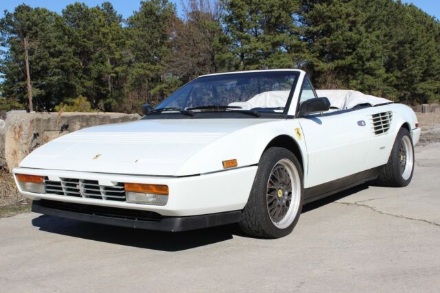 Used 1987 Ferrari Mondial Cabriolet White CONVERTIBLE 2-DR 3.2L V8 DOHC 16V Man 1987 Ferrari Mondial Cabriolet