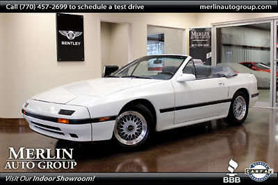 Used 1988 Mazda RX-7 Convertible 2 dr Manual Gasoline 1.3L Rotary White 1988 Mazda RX-7
