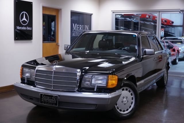 Used 1988 Mercedes-Benz 560 SEL sedan Black SEDAN 4-DR 5.6L V8 SOHC 16V 4-Speed 1988 Mercedes-Benz 500-Series SEL sedan