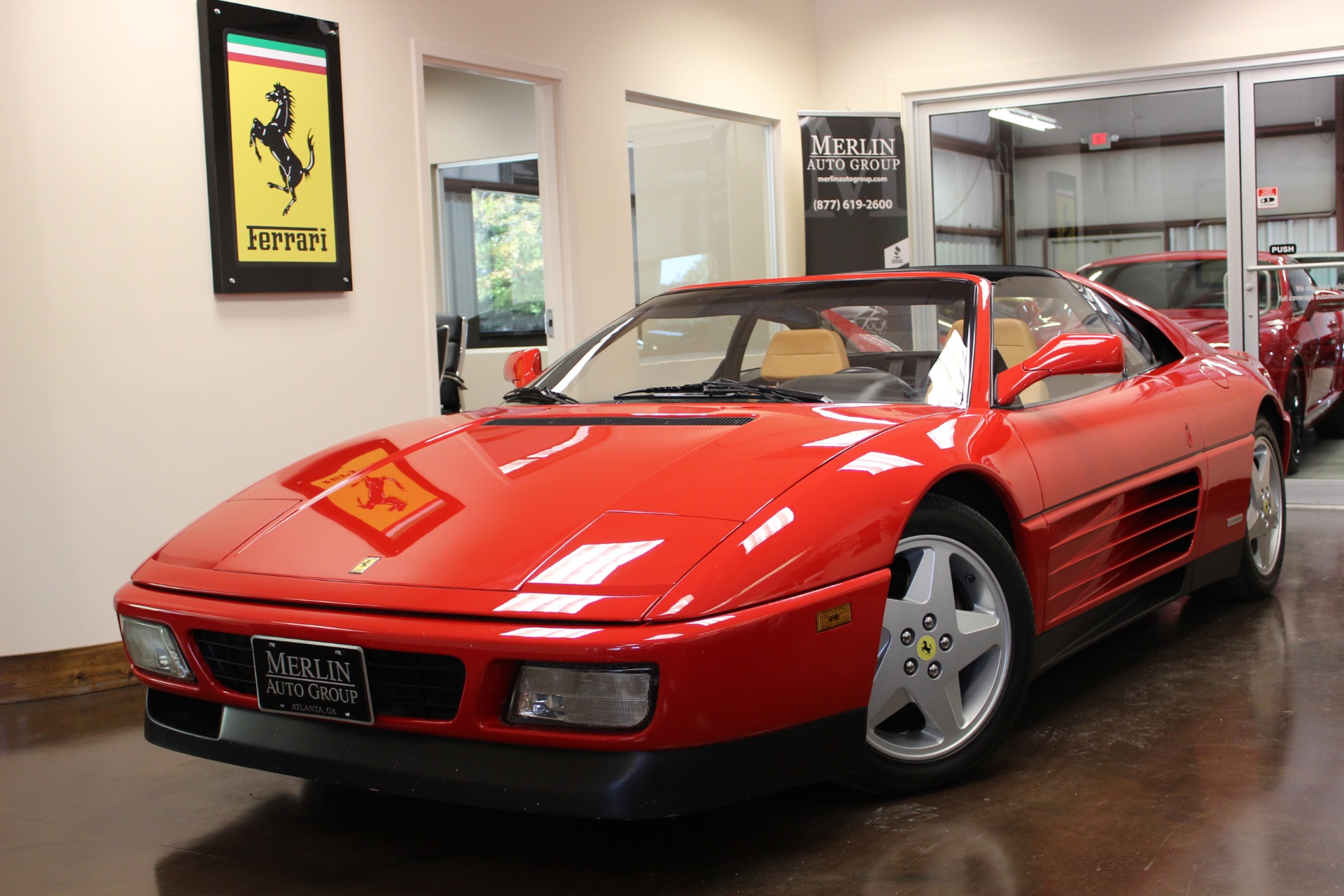 Used 1991 Ferrari 348 TS Rossa Corsa 2-Door V8 3.4L MANUAL 1991 Ferrari 348 TS