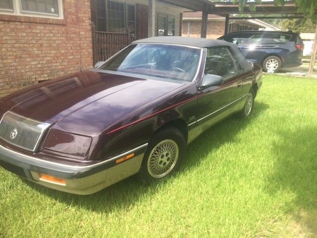 Used but never abused Garage kept under a cover its entire life 1989 Chrysler LeBaron