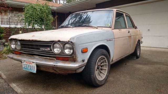 Used Car 71 Datsun 510 2dr - 35 yr project car w/Numerous spares, manuals, etc. 1971 Datsun 510 2 door