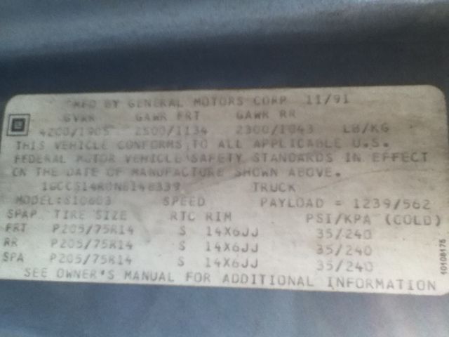 1991 Chevrolet S-10 - photo 5