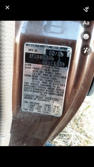 1986 Subaru Brat Brat - photo 4